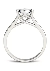 1.68 ct. t.w. Lab Created Moissanite Engagement Ring 14K White Gold