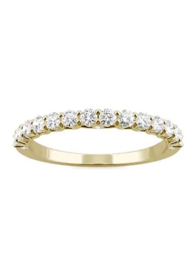 1/2 ct. t.w. Lab Created Moissanite Wedding Band 14K Yellow Gold
