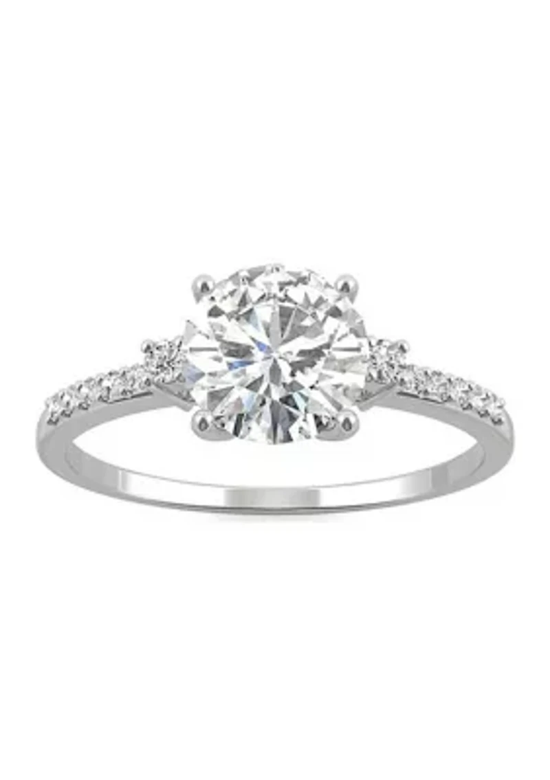 Charles & Colvard 1.31 ct. t.w. Lab Created Moissanite Round Engagement Ring