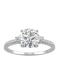 Charles & Colvard 1.31 ct. t.w. Lab Created Moissanite Round Engagement Ring