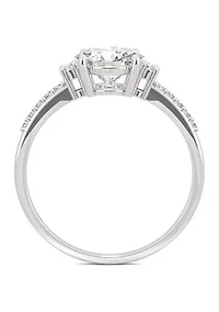 Charles & Colvard 1.31 ct. t.w. Lab Created Moissanite Round Engagement Ring