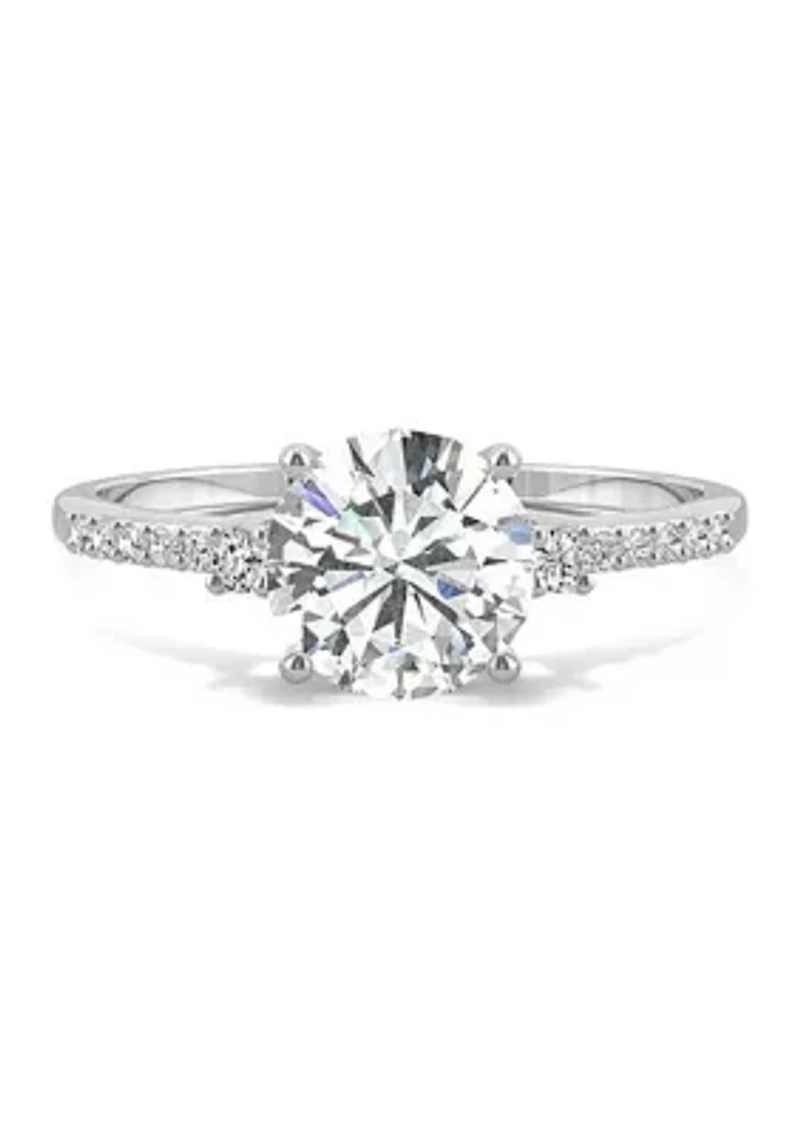 Charles & Colvard 1.31 ct. t.w. Lab Created Moissanite Round Engagement Ring