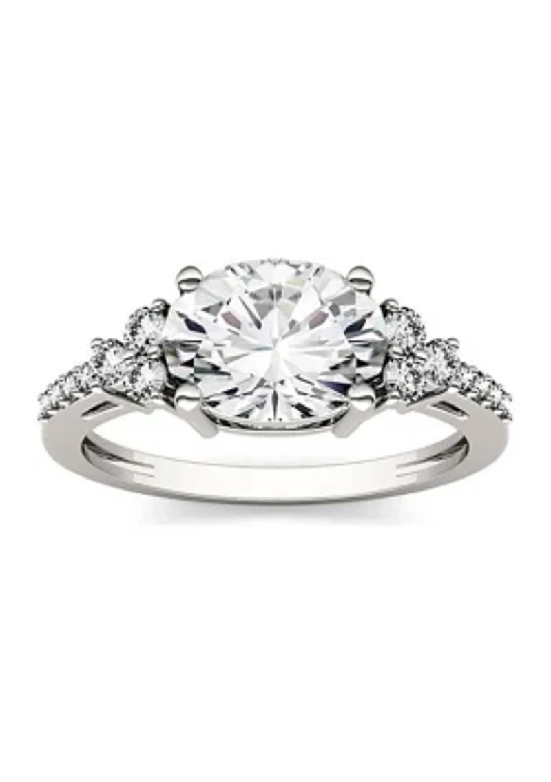 Charles & Colvard 2.3 ct. t.w. Lab Created Moissanite East-West Oval Ring