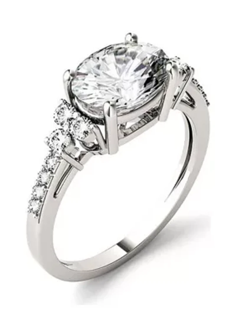 Charles & Colvard 2.3 ct. t.w. Lab Created Moissanite East-West Oval Ring