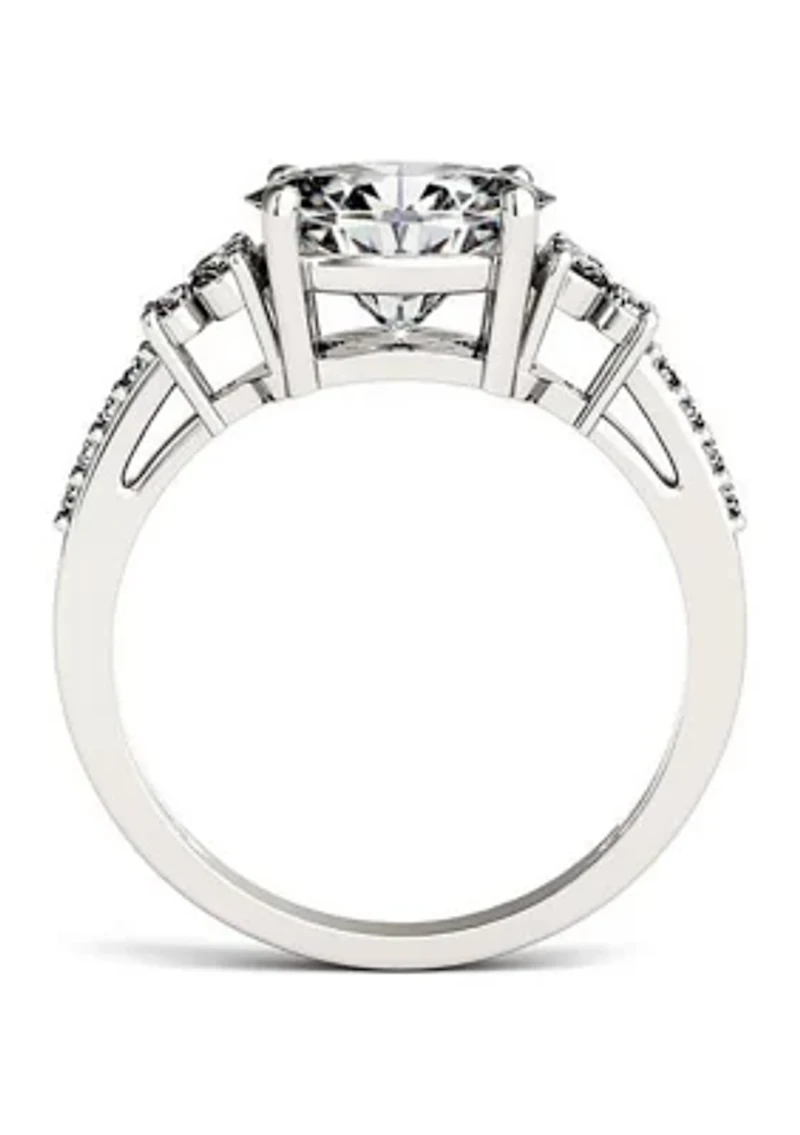 Charles & Colvard 2.3 ct. t.w. Lab Created Moissanite East-West Oval Ring