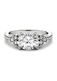 Charles & Colvard 2.3 ct. t.w. Lab Created Moissanite East-West Oval Ring