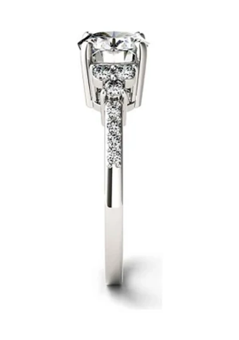 Charles & Colvard 2.3 ct. t.w. Lab Created Moissanite East-West Oval Ring