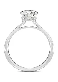 Charles & Colvard 1.64 ct. t.w. Lab Created Moissanite Bypass Engagement Ring