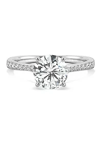Charles & Colvard 1.64 ct. t.w. Lab Created Moissanite Bypass Engagement Ring