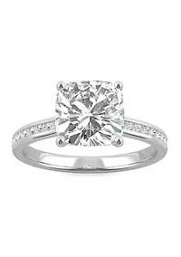 Charles & Colvard 2.58 ct. t.w. Lab Created Moissanite Cushion Engagement Ring