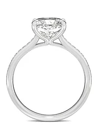 Charles & Colvard 2.58 ct. t.w. Lab Created Moissanite Cushion Engagement Ring