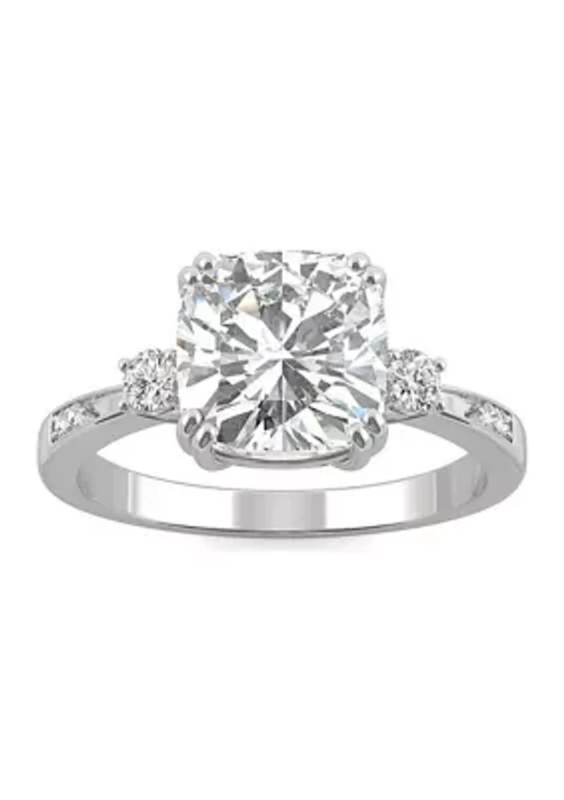 Charles & Colvard 2.54 ct. t.w. Lab Created Moissanite Cushion Engagement Ring