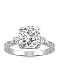 Charles & Colvard 2.54 ct. t.w. Lab Created Moissanite Cushion Engagement Ring