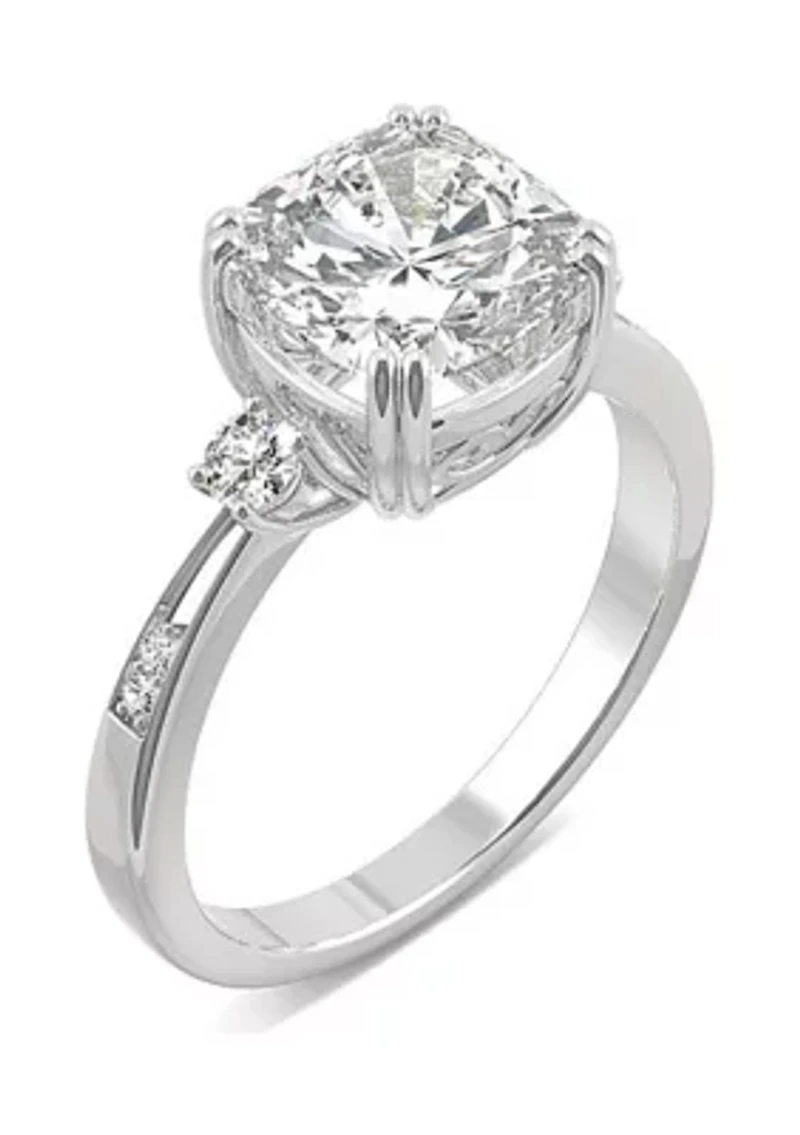 Charles & Colvard 2.54 ct. t.w. Lab Created Moissanite Cushion Engagement Ring