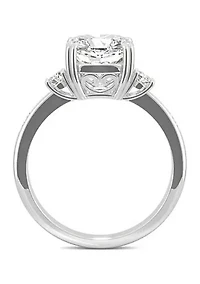 Charles & Colvard 2.54 ct. t.w. Lab Created Moissanite Cushion Engagement Ring