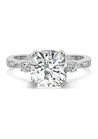 Charles & Colvard 2.54 ct. t.w. Lab Created Moissanite Cushion Engagement Ring