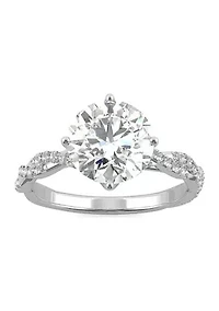 Charles & Colvard 2.3 ct. t.w. Lab Created Moissanite Engagement Ring