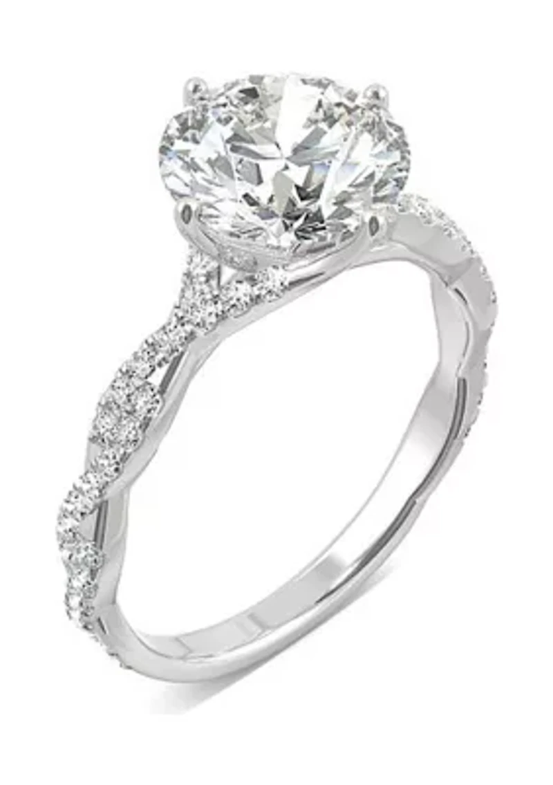 Charles & Colvard 2.3 ct. t.w. Lab Created Moissanite Engagement Ring