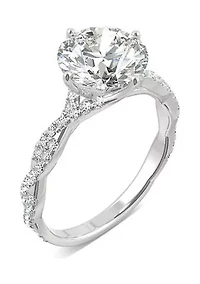 Charles & Colvard 2.3 ct. t.w. Lab Created Moissanite Engagement Ring