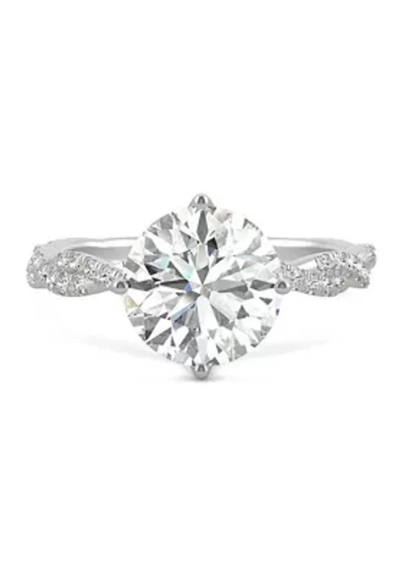 Charles & Colvard 2.3 ct. t.w. Lab Created Moissanite Engagement Ring