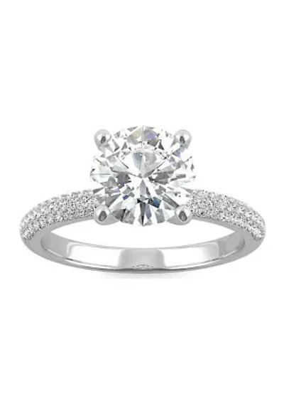 Charles & Colvard 2.11 ct. t.w. Lab Created Moissanite Round Engagement Ring