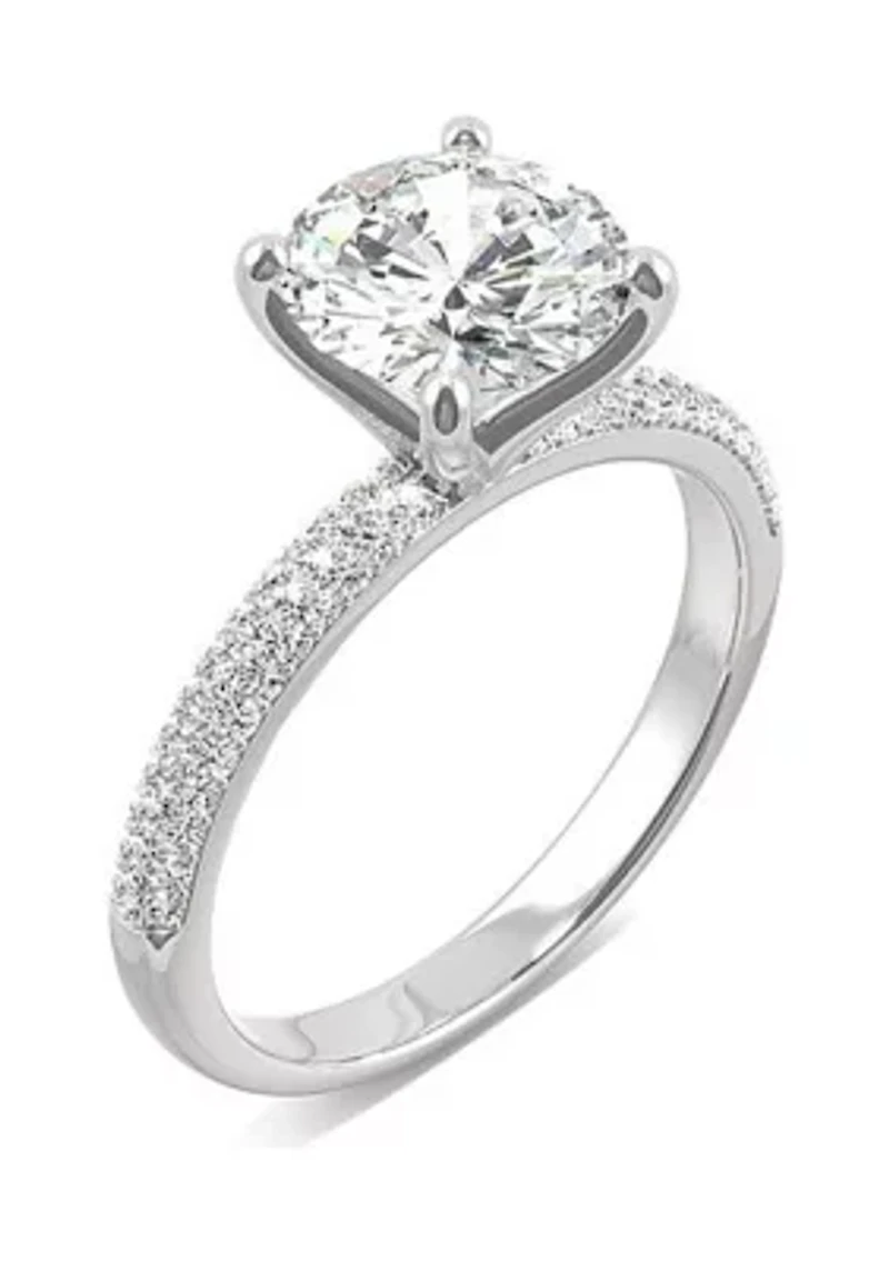 Charles & Colvard 2.11 ct. t.w. Lab Created Moissanite Round Engagement Ring