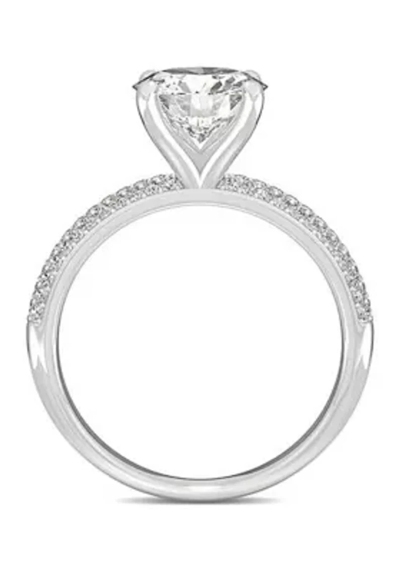 Charles & Colvard 2.11 ct. t.w. Lab Created Moissanite Round Engagement Ring