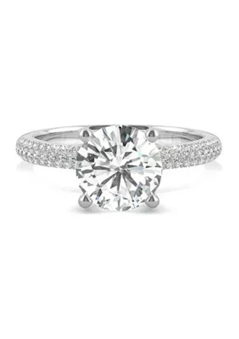 Charles & Colvard 2.11 ct. t.w. Lab Created Moissanite Round Engagement Ring