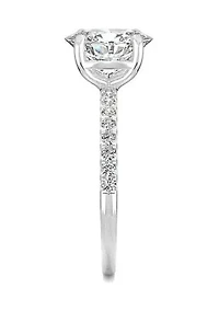 Charles & Colvard 2.34 ct. t.w. Lab Created Moissanite Oval Engagement Ring