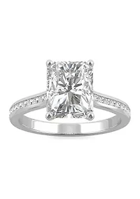 Charles & Colvard 2.88 ct. t.w. Lab Created Moissanite Radiant Engagement Ring