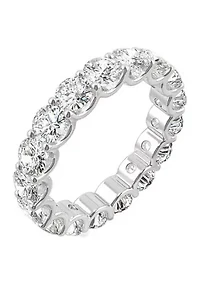 Charles & Colvard 3.91 ct. t.w. Lab Created Moissanite Round Eternity Band