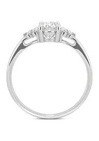 Charles & Colvard 1.02 ct. t.w. Lab Created Moissanite Oval Engagement Ring