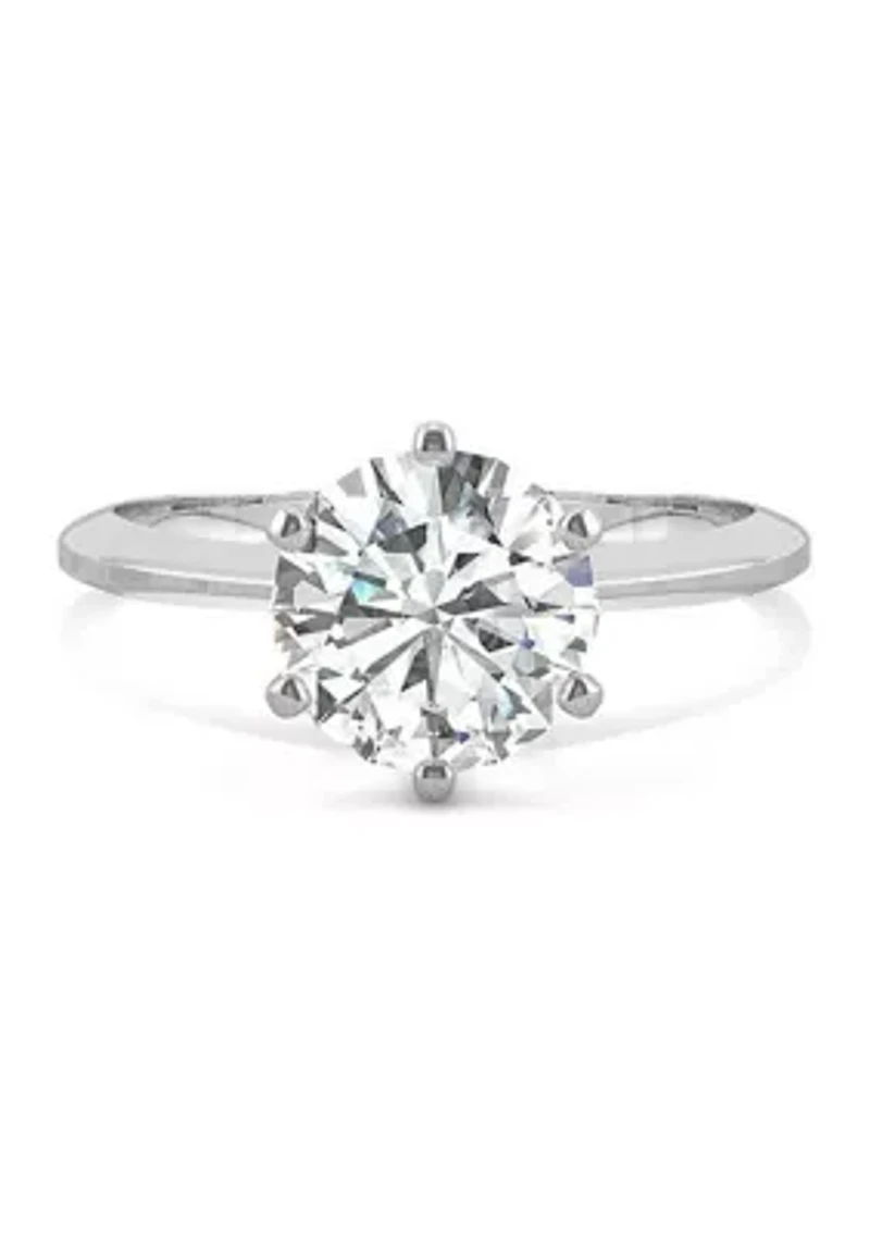 Charles & Colvard 1.9 ct. t.w. Lab Created Moissanite Round Solitaire Ring