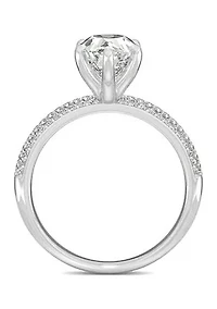Charles & Colvard 2.31 ct. t.w. Lab Created Moissanite Pear Engagement Ring