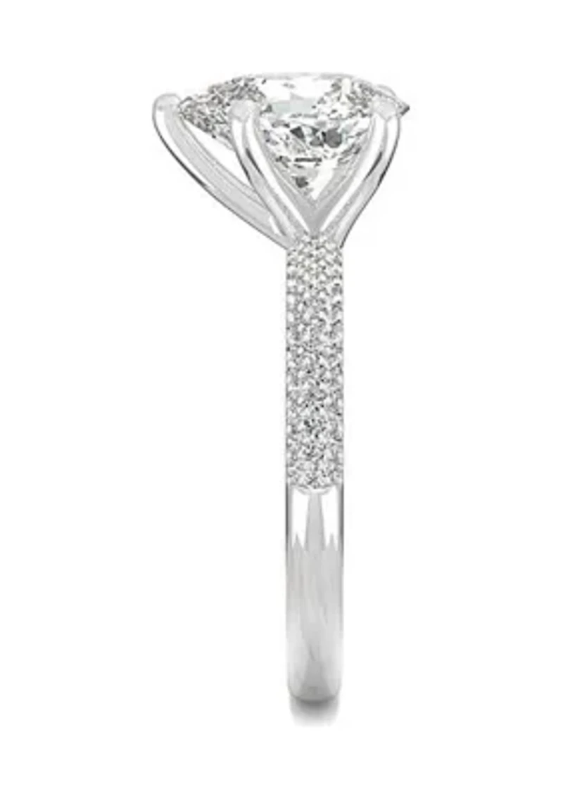 Charles & Colvard 2.31 ct. t.w. Lab Created Moissanite Pear Engagement Ring