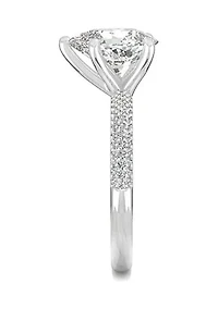 Charles & Colvard 2.31 ct. t.w. Lab Created Moissanite Pear Engagement Ring