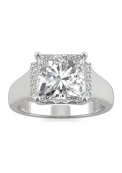 Charles & Colvard 3.72 ct. t.w. Lab Created Moissanite Square Fashion Ring