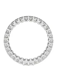 Charles & Colvard 3 ct. t.w. Lab Created Moissanite Emerald Eternity Band