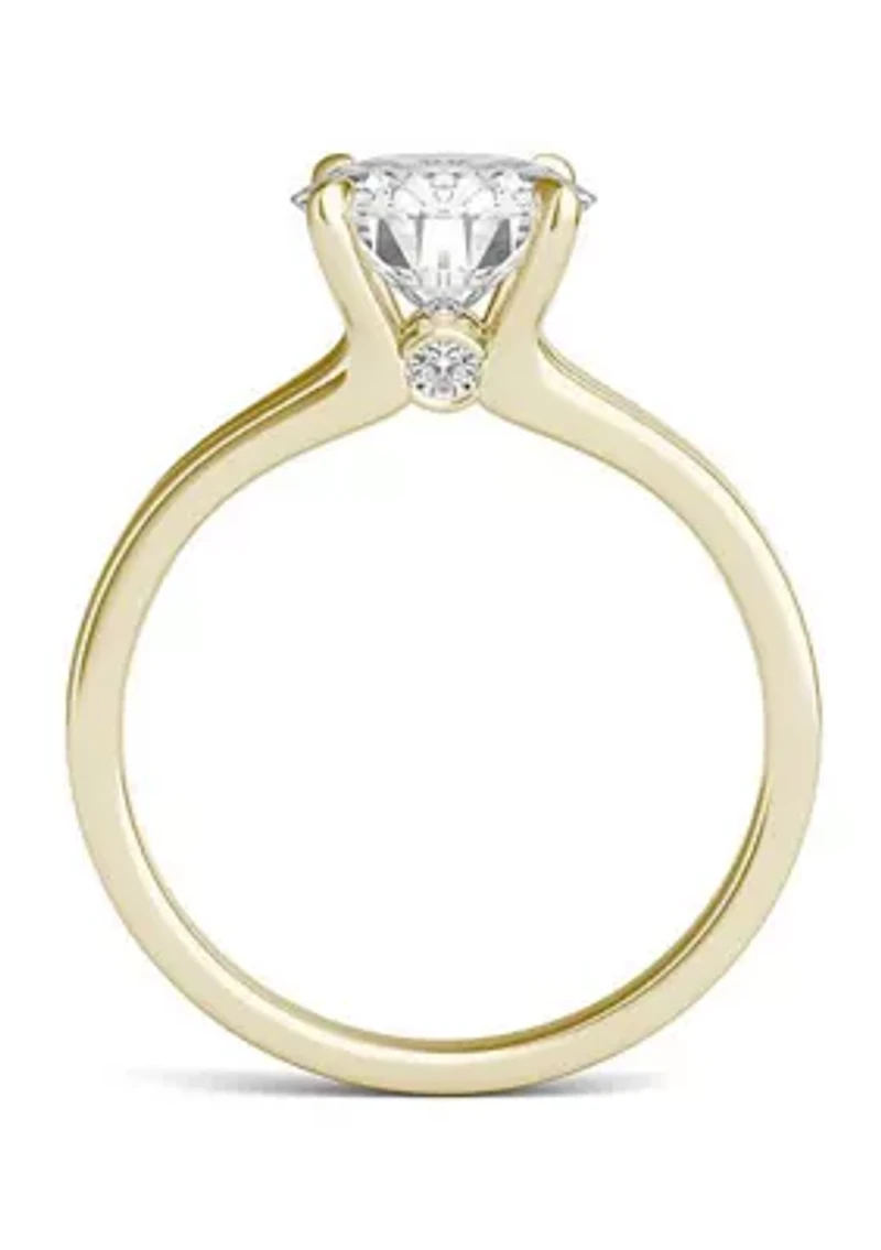 Charles & Colvard 1.96 ct. t.w. Lab Created Moissanite Solitaire Ring 14k Gold