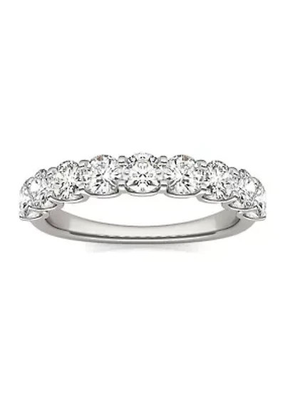 1.44 ct. t.w. Lab Created 3.5mm Moissanite Anniversary Band 14k Gold