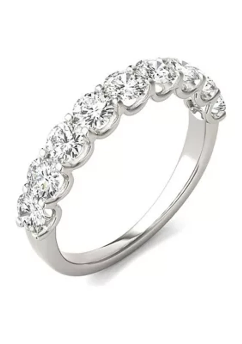 1.44 ct. t.w. Lab Created 3.5mm Moissanite Anniversary Band 14k Gold
