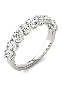 1.44 ct. t.w. Lab Created 3.5mm Moissanite Anniversary Band 14k Gold