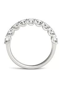 1.44 ct. t.w. Lab Created 3.5mm Moissanite Anniversary Band 14k Gold