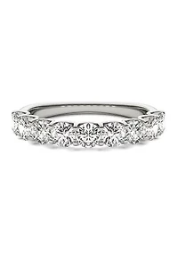 1.44 ct. t.w. Lab Created 3.5mm Moissanite Anniversary Band 14k Gold