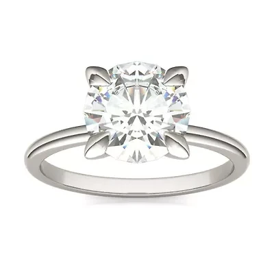 Charles & Colvard 2.2 ct. tw. Lab Created Moissanite Round Solitaire Ring 14K White Gold