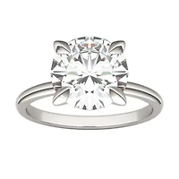 Charles & Colvard 3.1 ct. tw. Lab Created Moissanite Round Solitaire Ring 14K White Gold