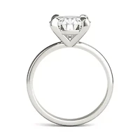 Charles & Colvard 3.1 ct. tw. Lab Created Moissanite Round Solitaire Ring 14K White Gold