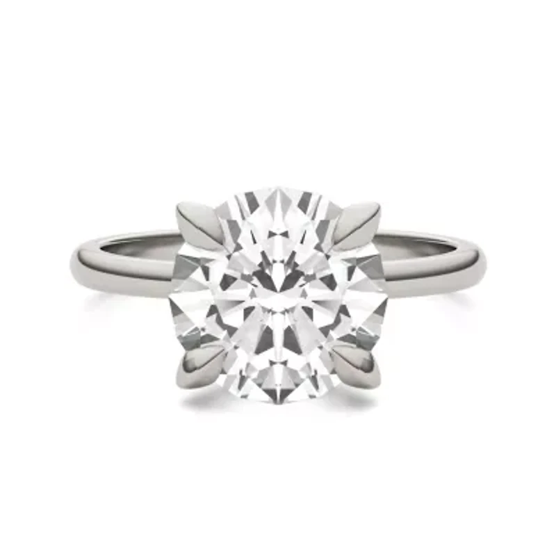 Charles & Colvard 3.1 ct. tw. Lab Created Moissanite Round Solitaire Ring 14K White Gold