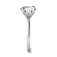 Charles & Colvard 3.1 ct. tw. Lab Created Moissanite Round Solitaire Ring 14K White Gold