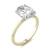 Charles & Colvard ct. tw. Lab Created Moissanite Oval Solitaire Ring 14K White Gold